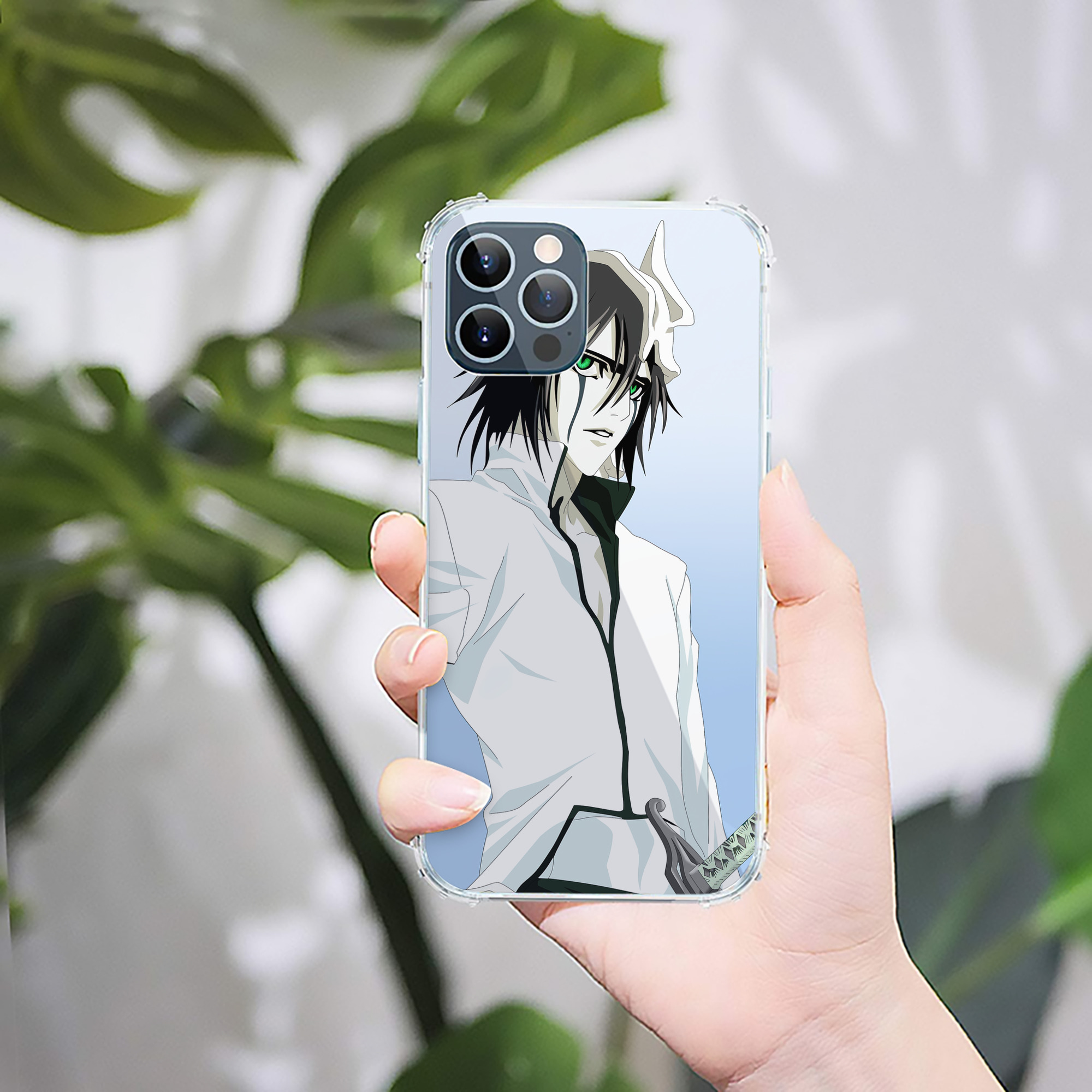 （画像用） ブリーチ BLEACH 【iPhone 12シリーズ対応】透明スマホケース（クリアソフトケース）